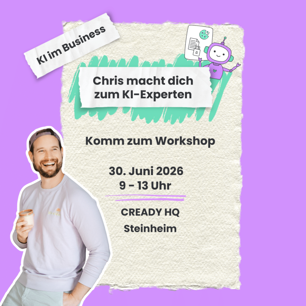 KI-Workshop mit Chris im Juni 2026